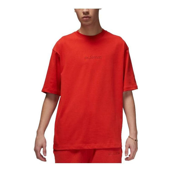 Футболка Air Jordan Wordmark T-Shirt 'Red', красный