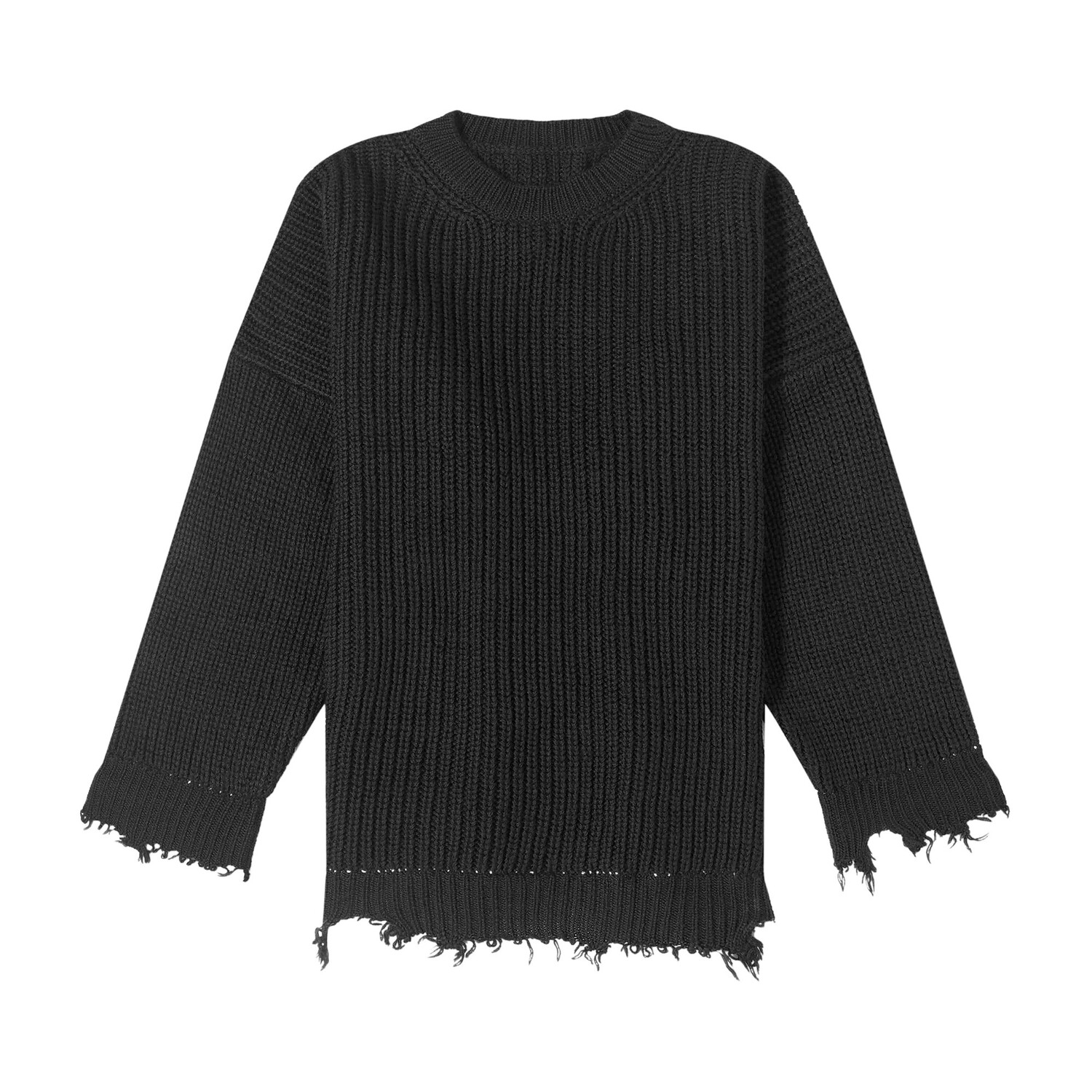 

Многослойный джемпер MM6 Maison Margiela, цвет черный