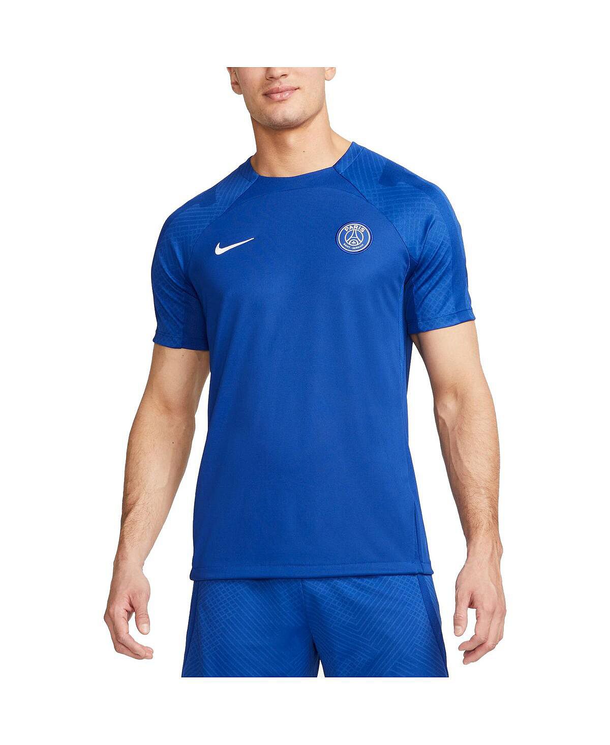 цена Мужская синяя тренировочная футболка Paris Saint-Germain Strike Nike