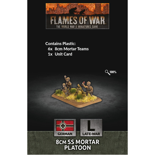 Фигурки Flames Of War: 8Cm Ss Mortar Platoon (X6 Plastic)