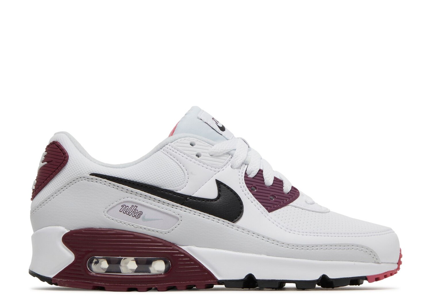 

Кроссовки Nike Wmns Air Max 90 'White Dark Beetroot', белый