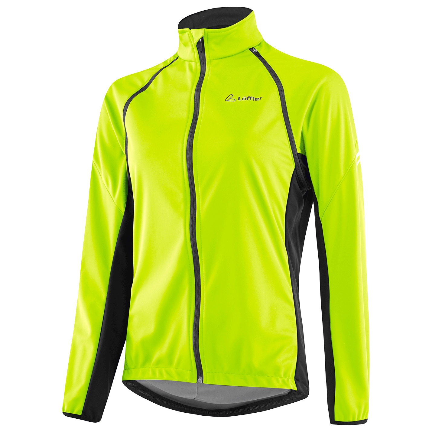 Велосипедная куртка Löffler Women's Bike Zip Off San Remo 2 WS Light, цвет Neon Yellow