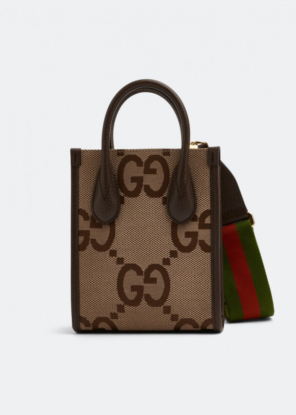 

Сумка-тоут Gucci Jumbo GG Mini, коричневый