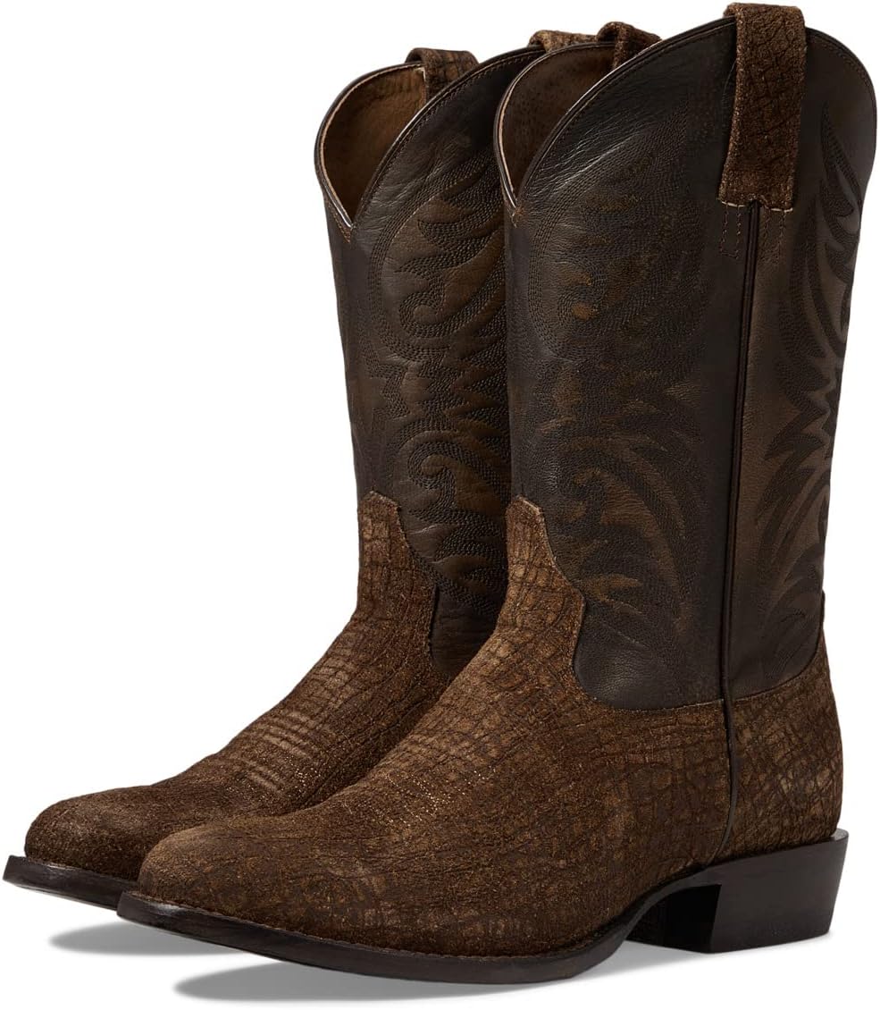 цена Ковбойские сапоги Bankroll Western Boots Ariat, цвет Hippo Tan Suede/Brooklyn Brown