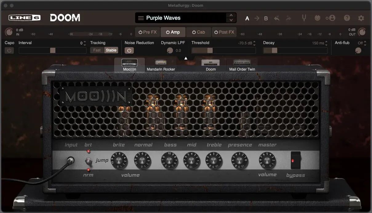 

Line 6 Metallurgy: плагин Doom Amplifier и Effect Collection