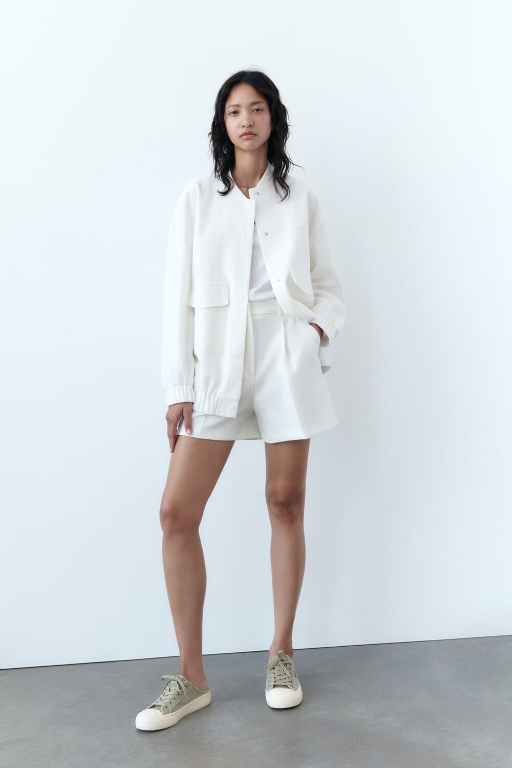 

Кроссовки ZARA, хаки