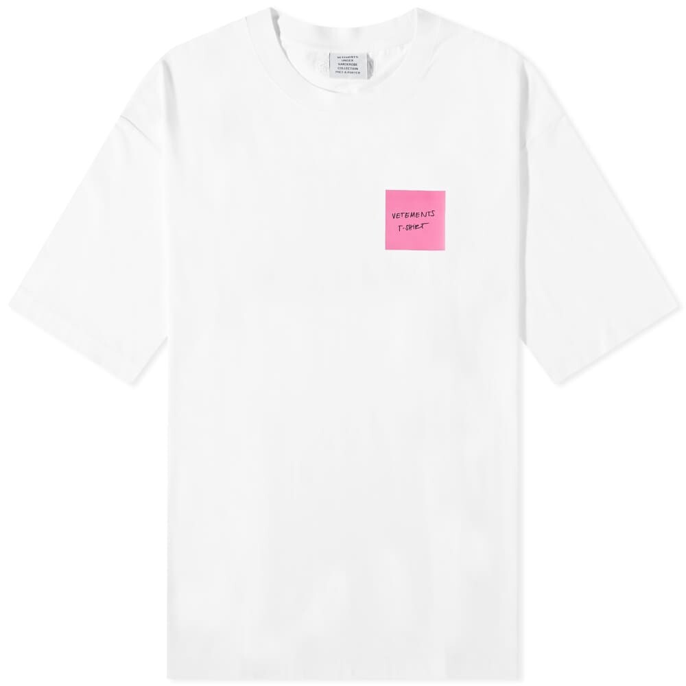 

Футболка с логотипом Vetements, белый