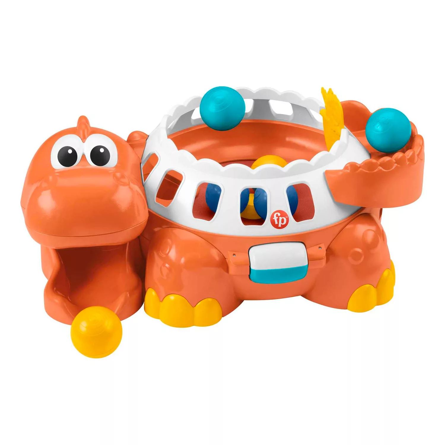 Интерактивная детская игрушка Fisher-Price Poppity Pop Dino Fisher-Price интерактивная игрушка fisher price fxc58 успокаивающий ежик