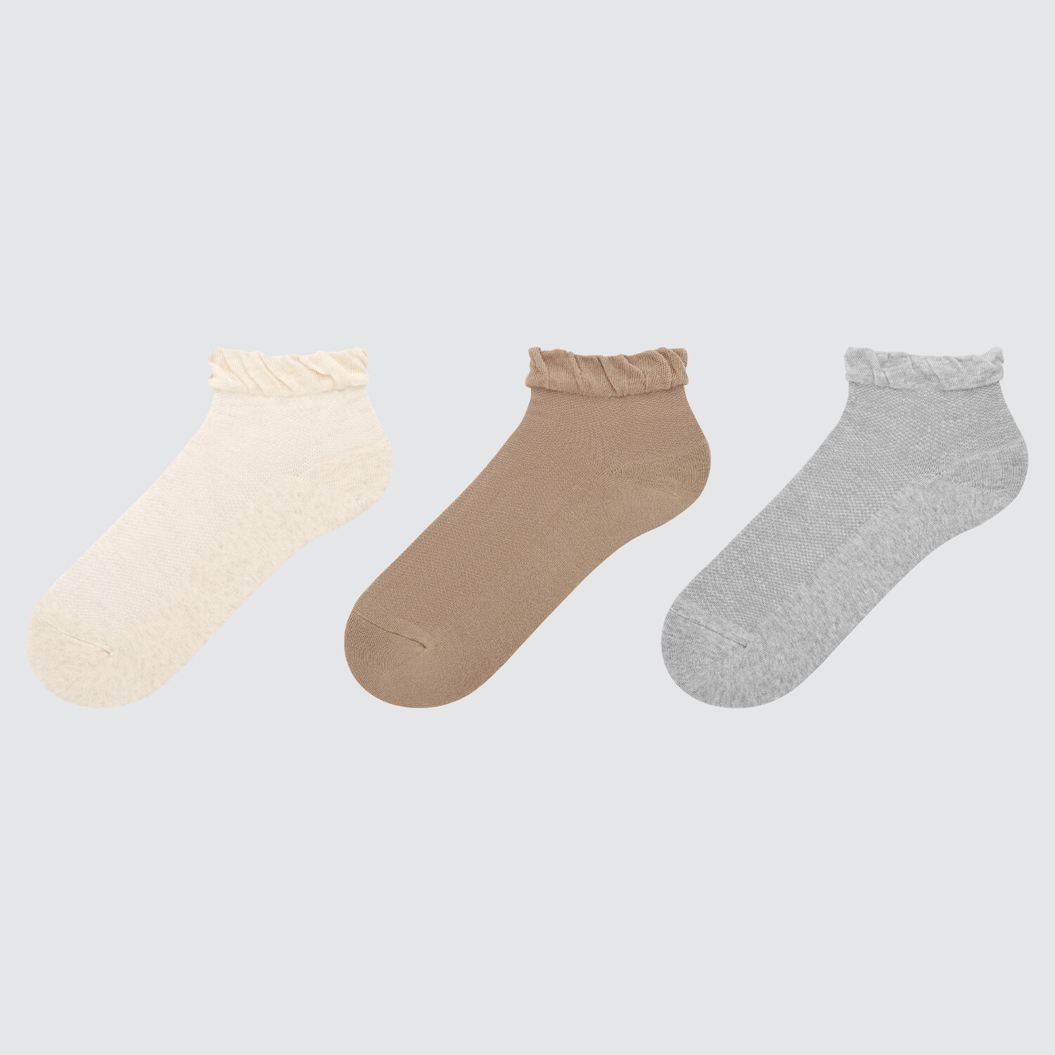 

Носки Mesh Relax до щиколотки (три пары) Uniqlo