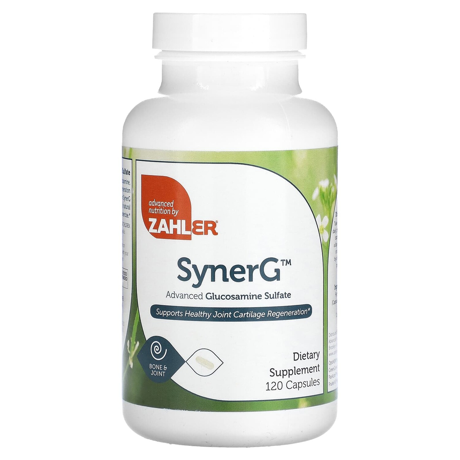 

SynerG, улучшенный сульфат глюкозамина, 120 капсул, Zahler