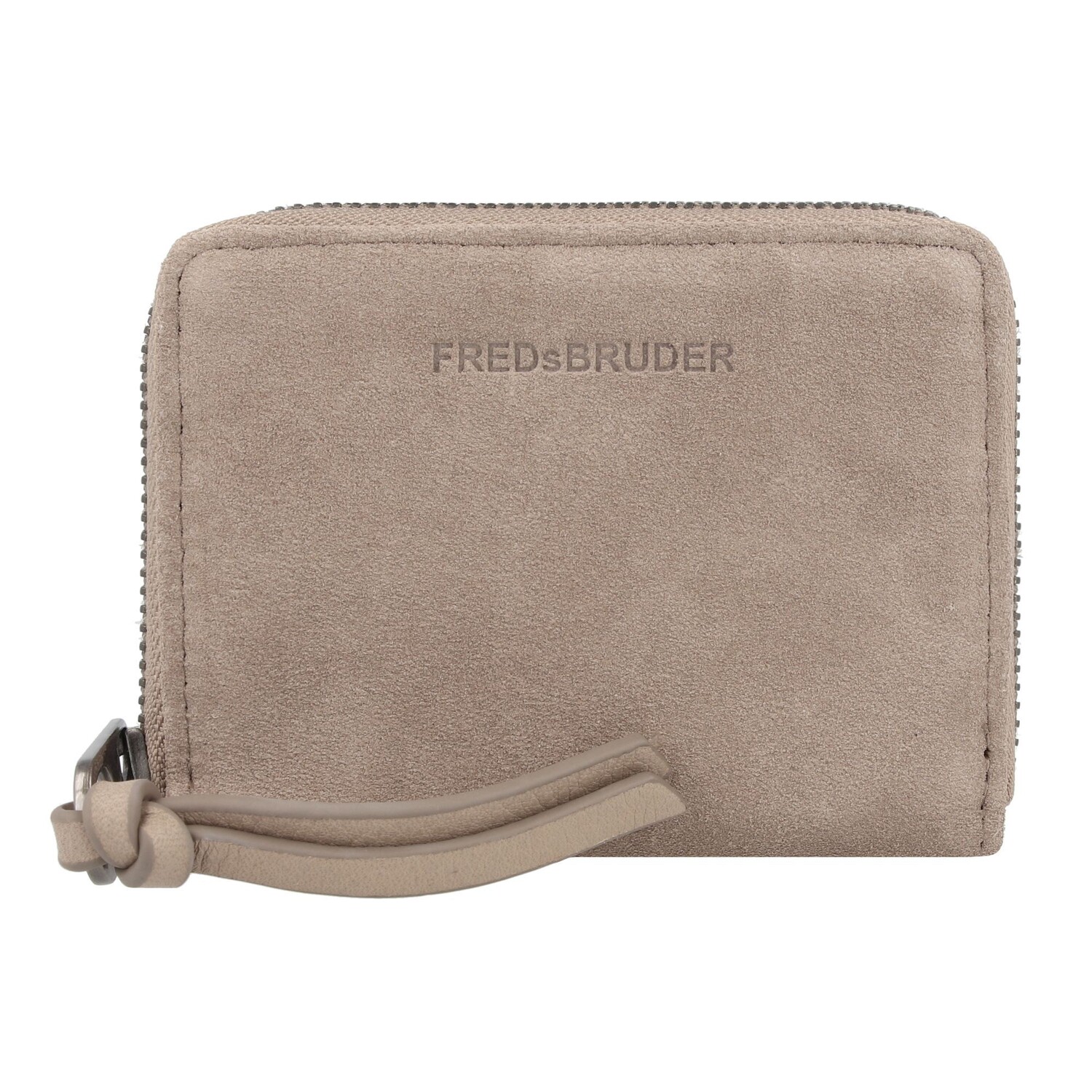 Кошелек FREDs BRUDER Jo Leder 11 cm, серо коричневый