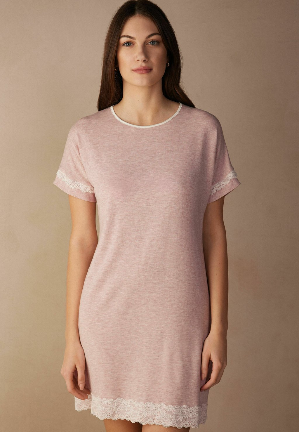 Ночная рубашка Intimissimi, светло-розовый меланж