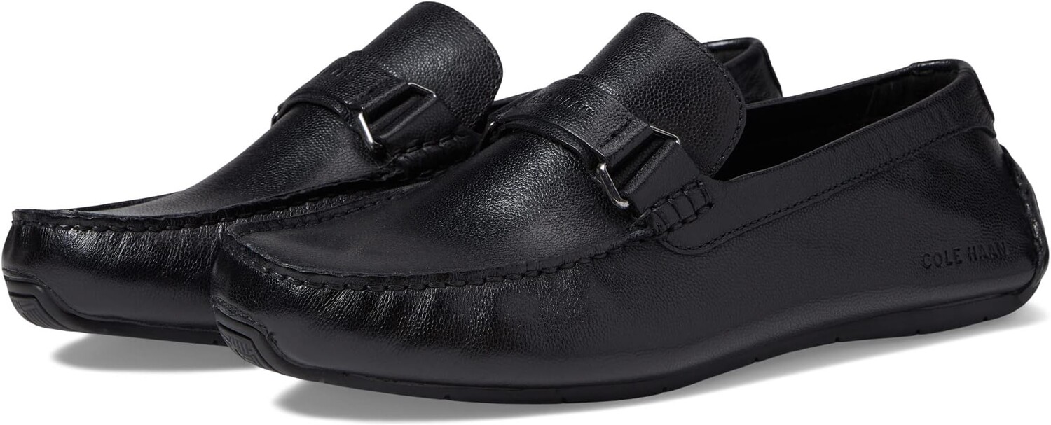 

Лоферы Grand City Bit Driver Cole Haan, цвет Black Textured/Black