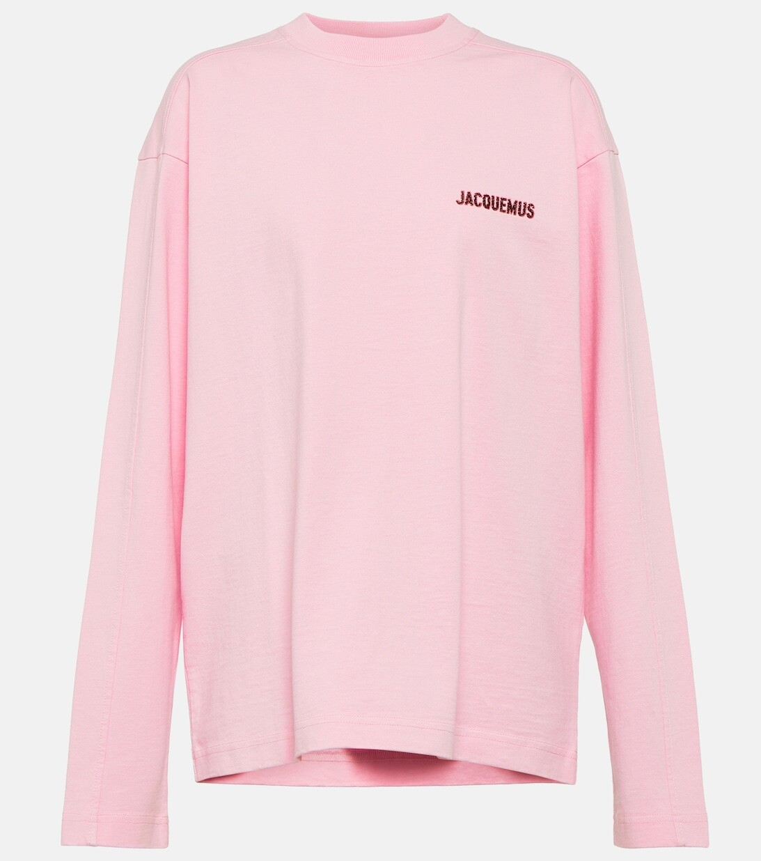 

Топ из хлопка с логотипом Pavane JACQUEMUS, розовый