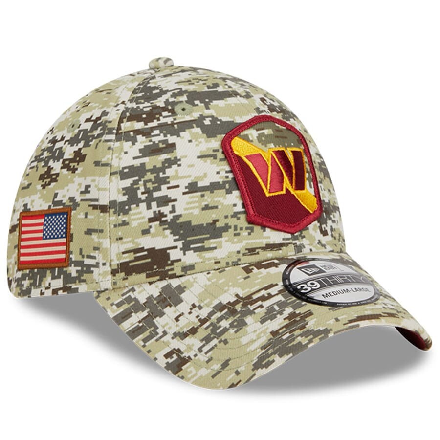

Бейсболка New Era Washington Commanders, камуфляж