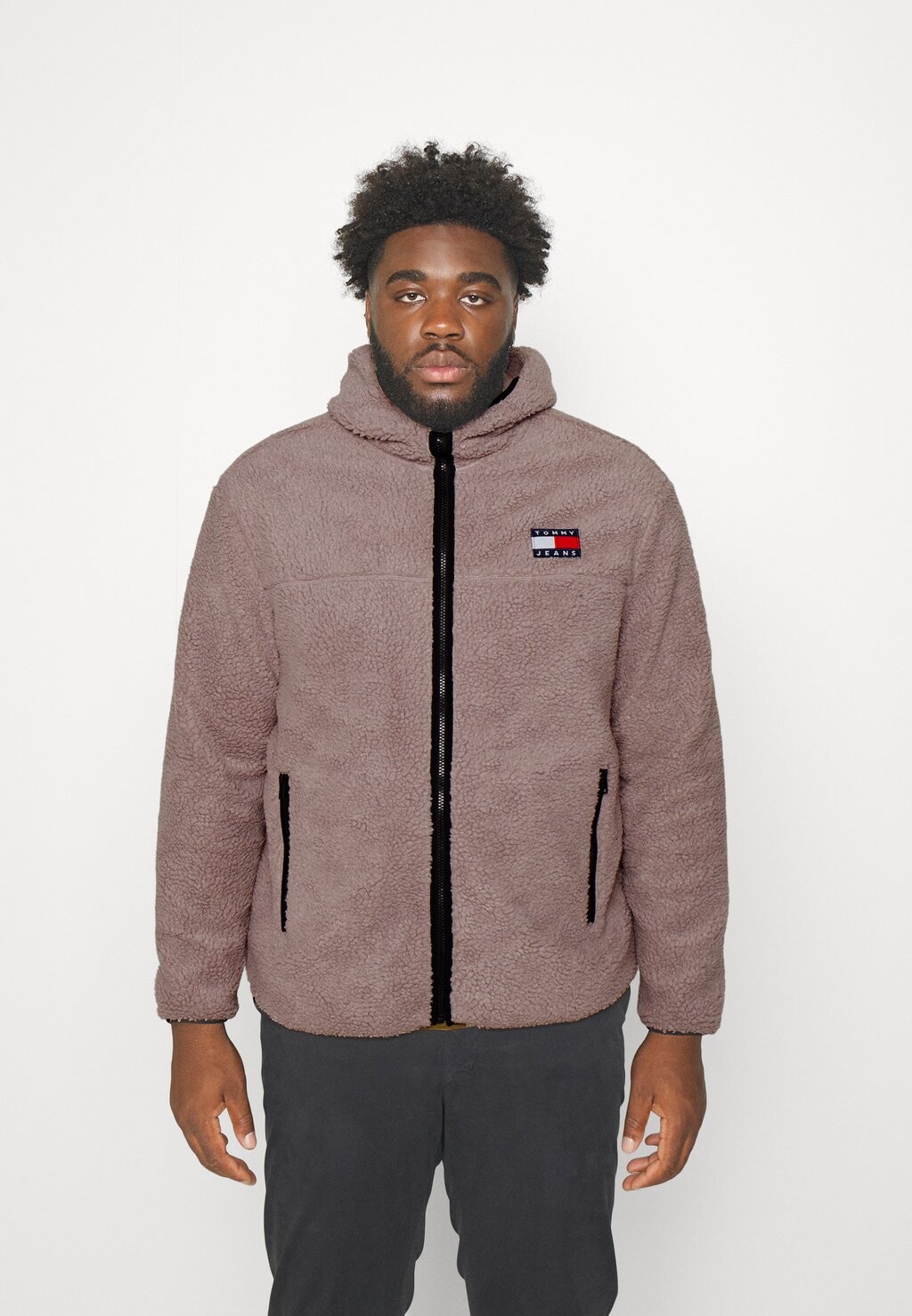 

Флисовая куртка Tommy Jeans by Tommy Hilfiger, Серый