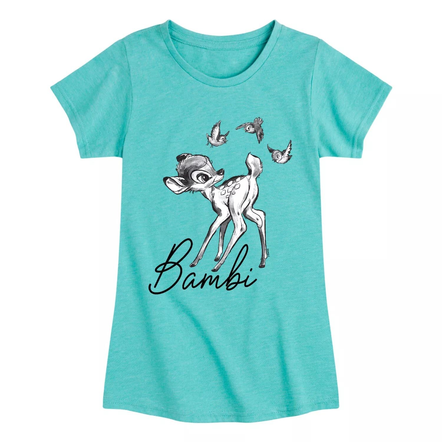 

Футболка Disney's Bambi для девочек 7–16 лет с акварельным рисунком Licensed Character, синий