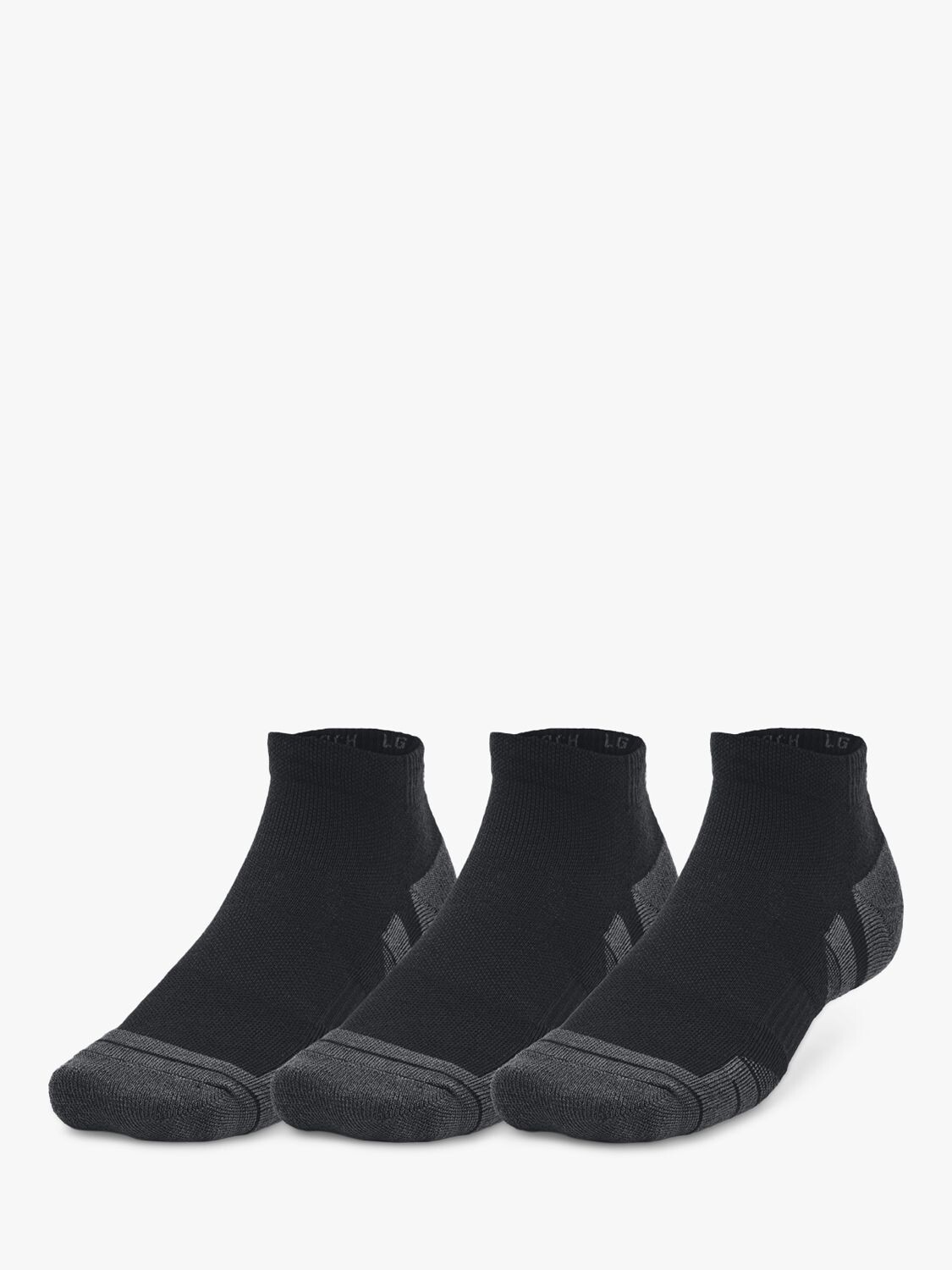 

Носки Under Armour Performance Tech Low Cut, 3 шт., черный/угольно-серый