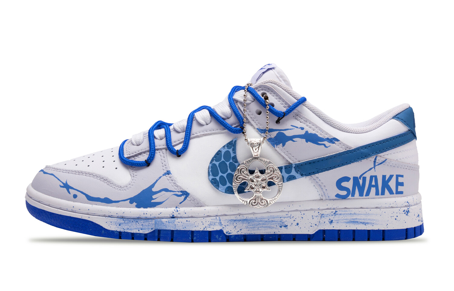 

Кроссовки для скейтбординга Dunk мужские низкие серый Nike