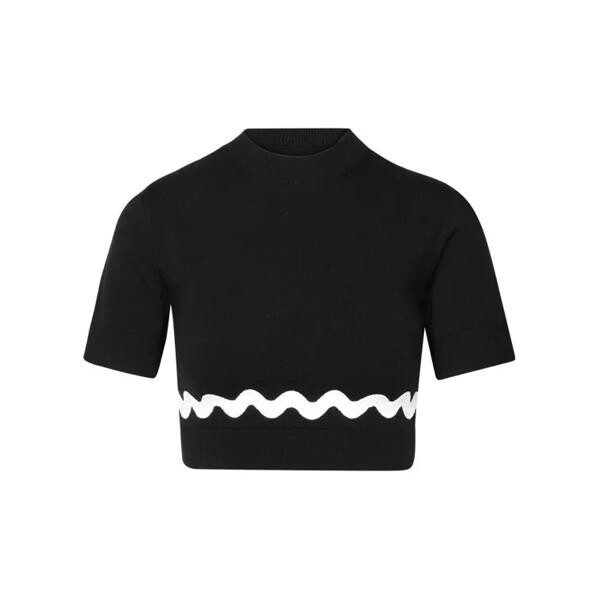 

Свитер black merino wool blend sweater Patou, черный