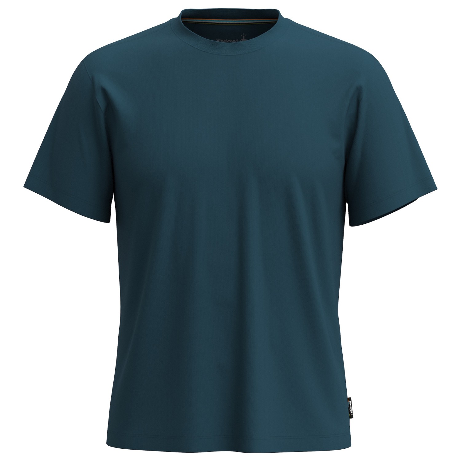 цена Рубашка из мериноса Smartwool Perfect Crew Tee, цвет Twilight Blue