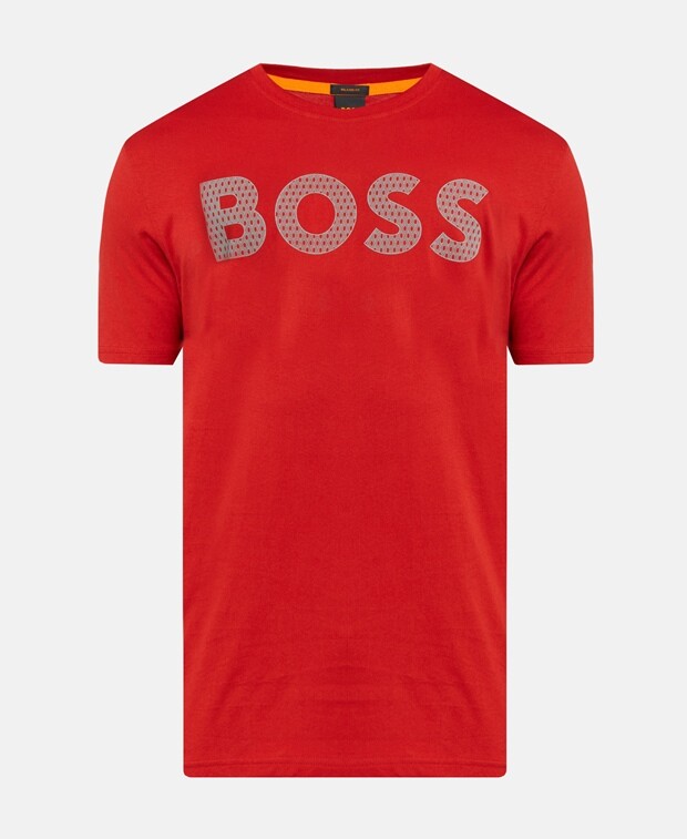 

Футболка Boss Orange, вишнево-красный