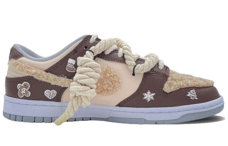 

Кроссовки Nike Dunk Skateboard Shoes Men Low-Top Brown Beige