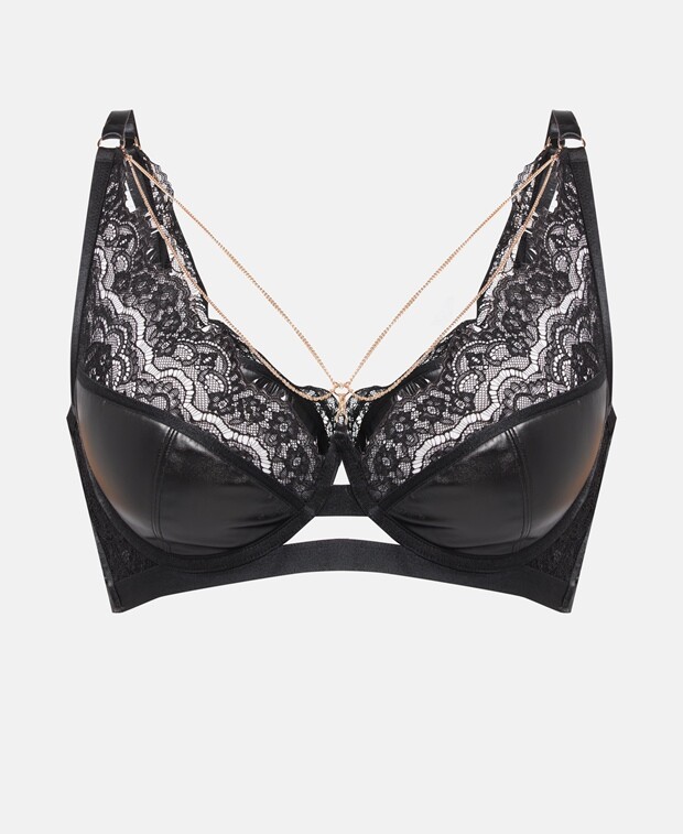 

Бюстгальтер на косточках, чашка BF Hunkemöller, цвет Caviar Black