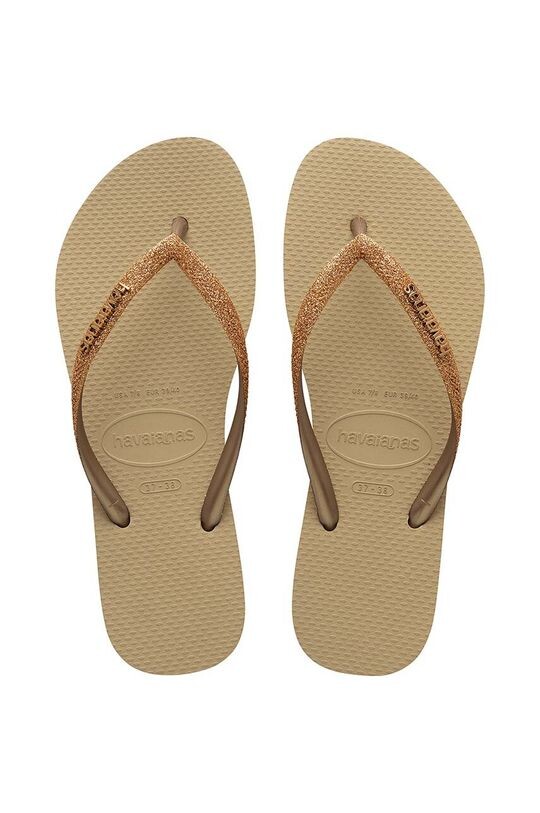 Шлепанцы SLIM GLITTER II Havaianas, золотой