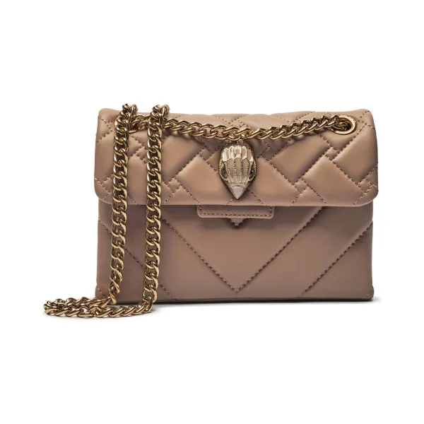 

Кожаная мини-сумка на плечо Kensington Kurt Geiger, бежевый