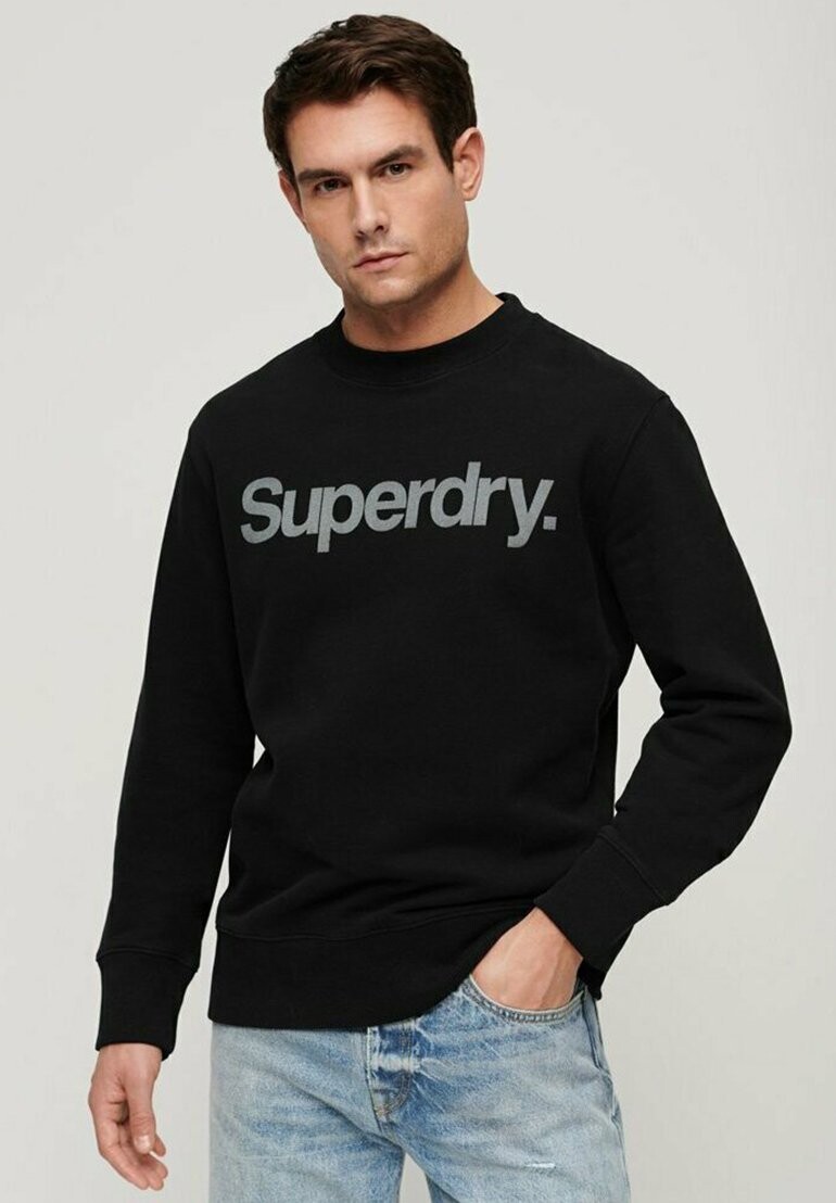 

Толстовка CITY LOOSE CREW Superdry, черный