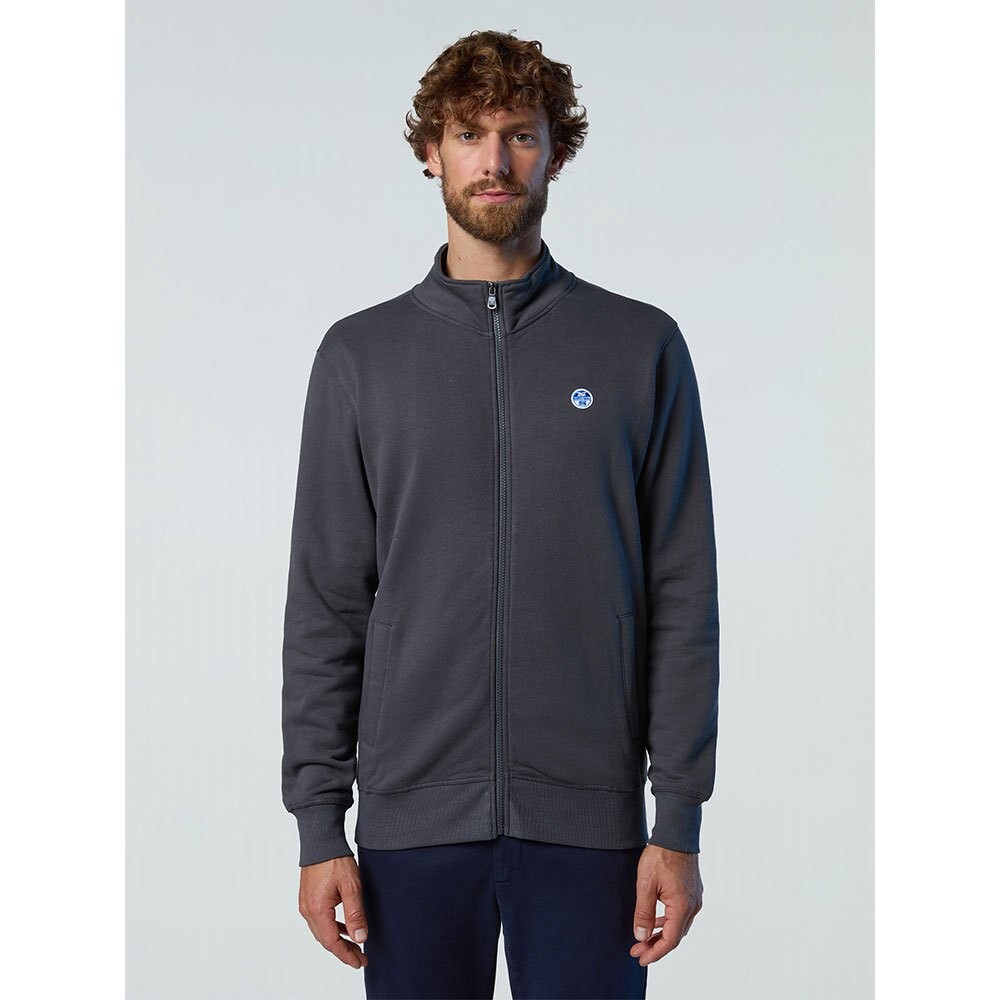 

Толстовка North Sails Logo Full Zip, серый