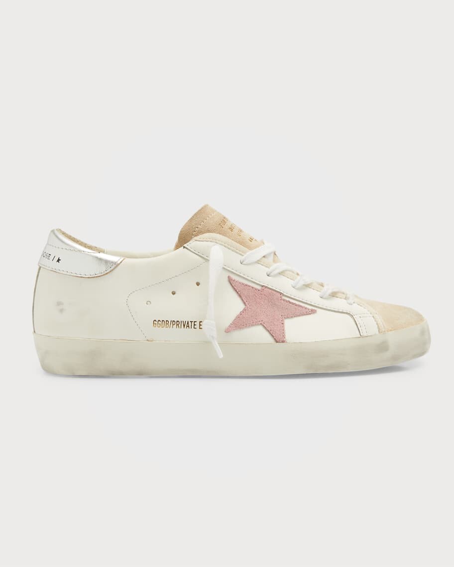 

Низкие кеды из смешанной кожи Superstar Golden Goose