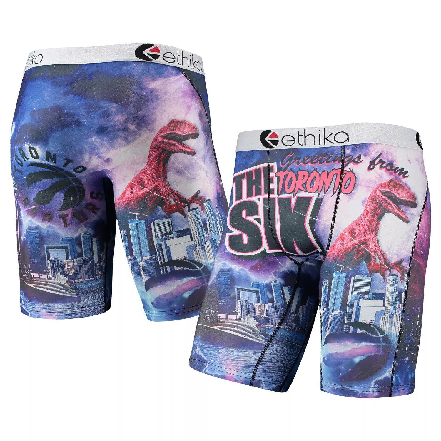 

Мужские трусы-боксеры Ethika Red Toronto Raptors с поздравлениями