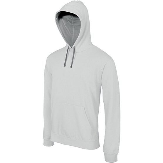 

Толстовка Kariban Hooded Contrastée, розовый