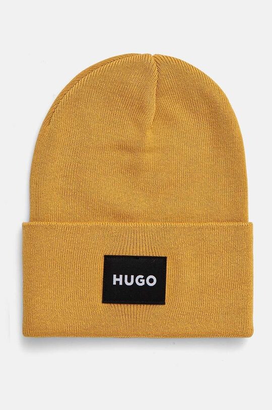 

Хлопковая шапка Hugo, желтый