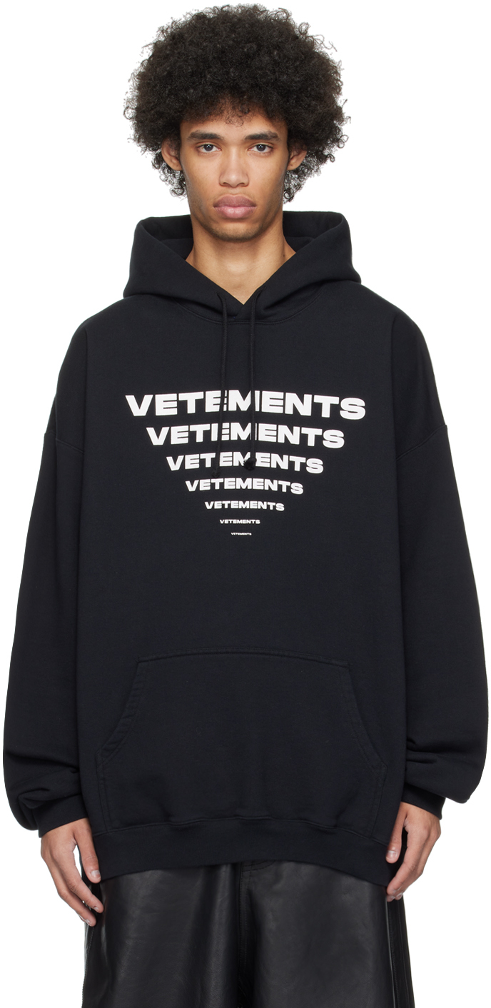 

Черная толстовка с пирамидкой Vetements