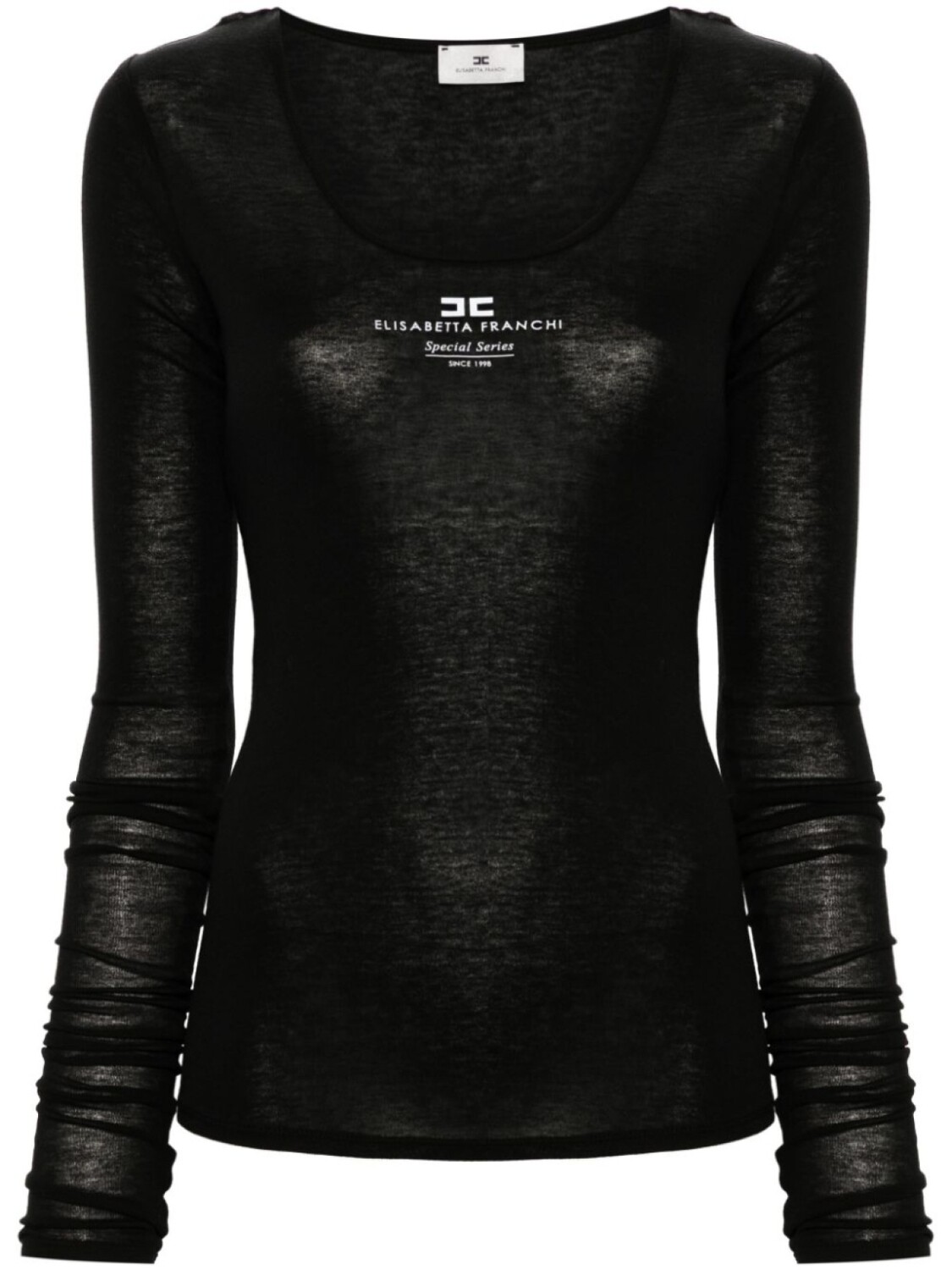 

Elisabetta Franchi футболка с логотипом, черный