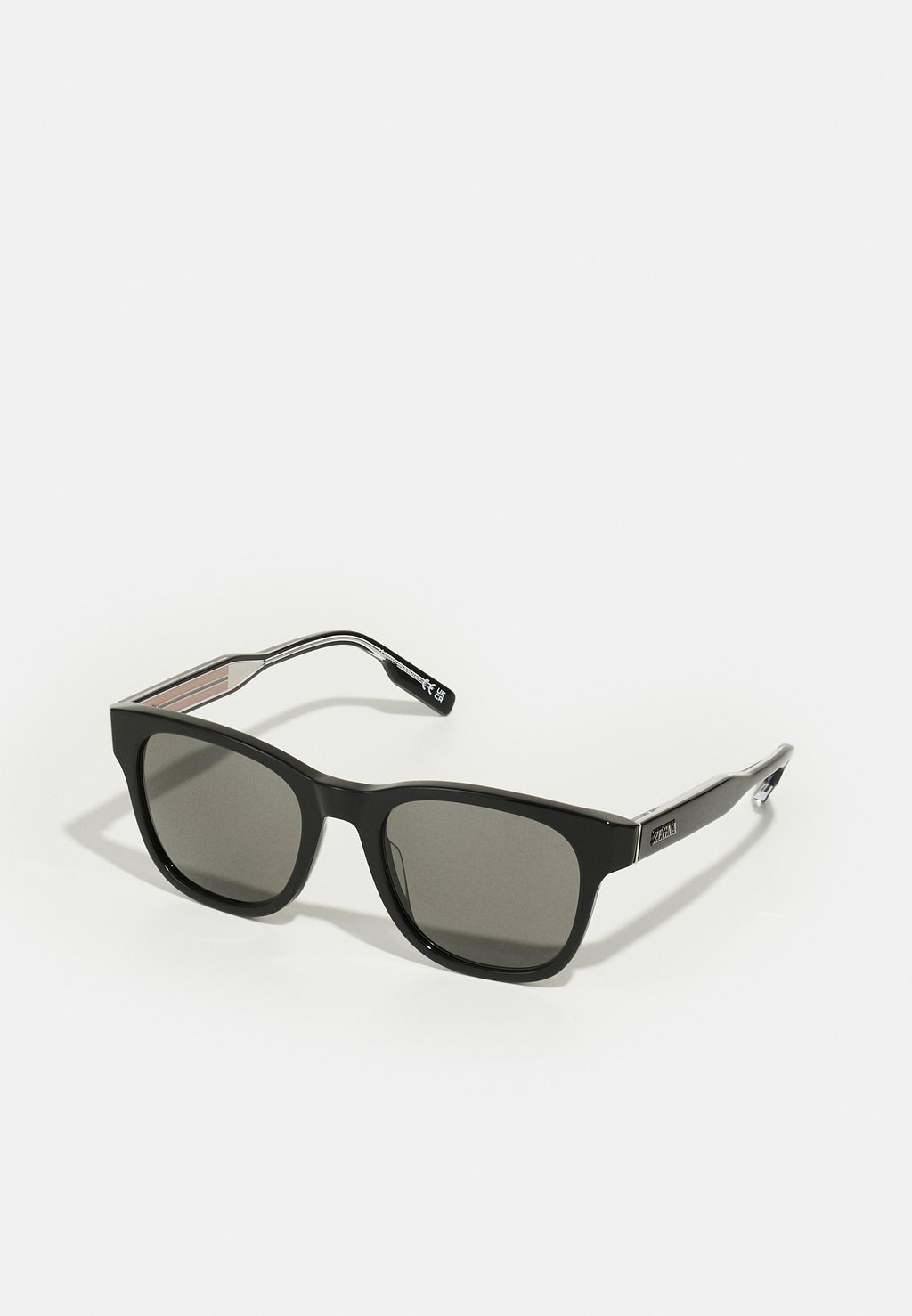 цена Солнцезащитные очки ZEGNA, цвет shiny black