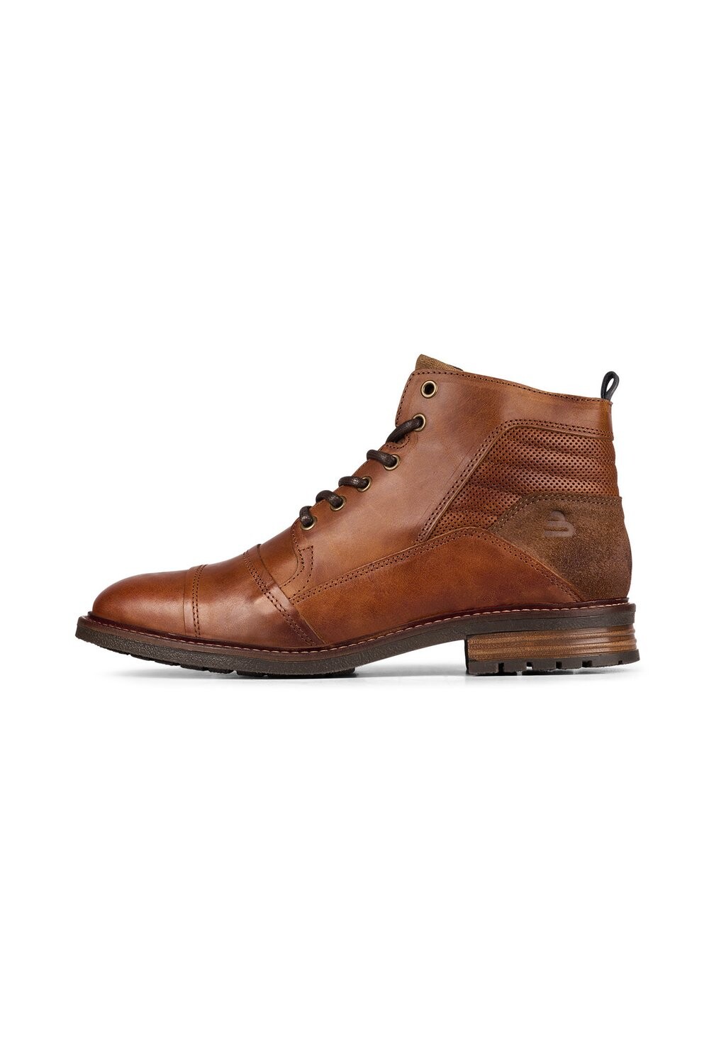 

Ботильоны на шнуровке Bullboxer, цвет cognac