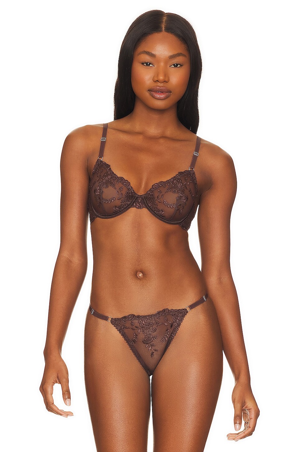 

Бюстгальтер KAT THE LABEL Nicolette Underwire, цвет Espresso