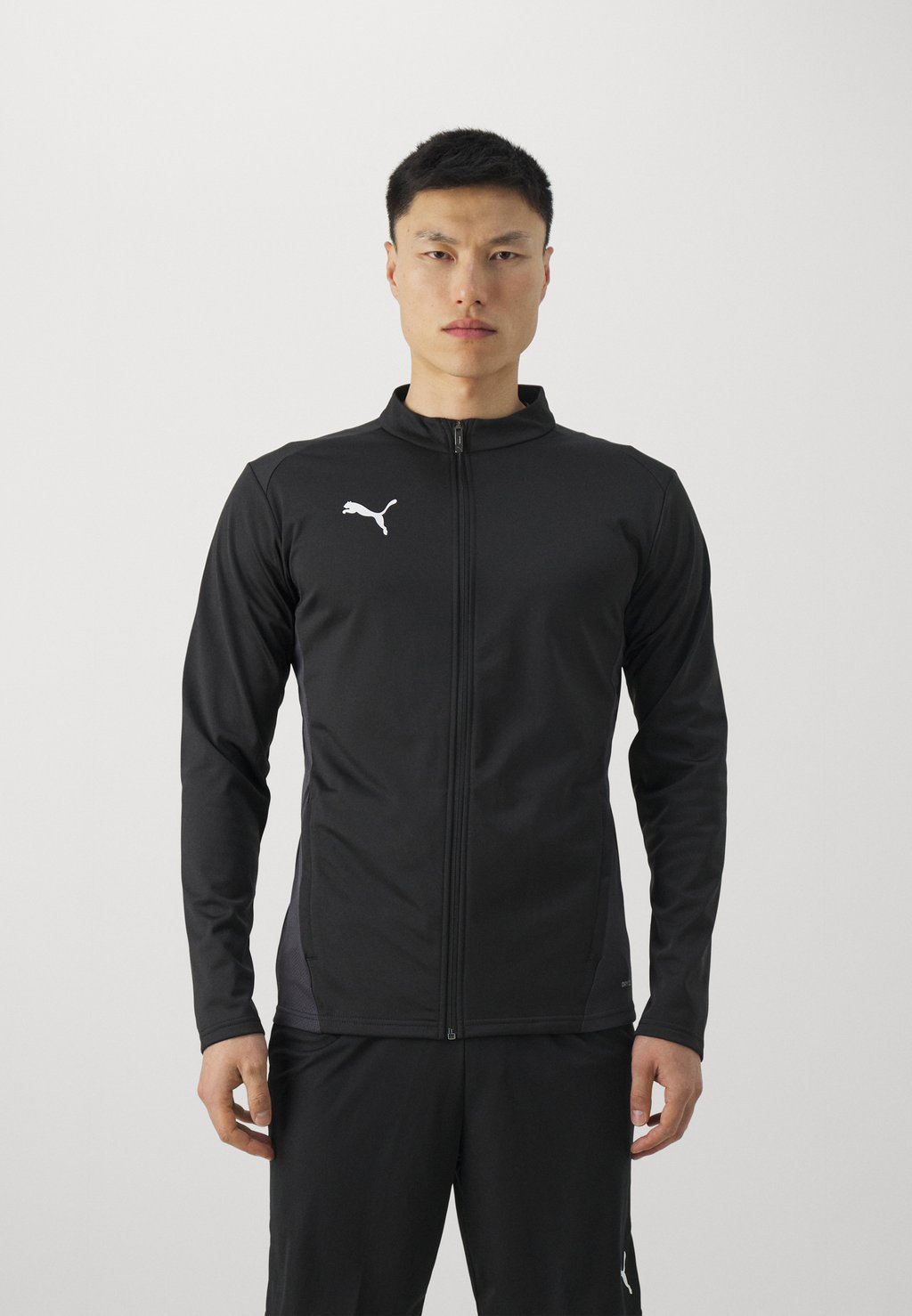 Спортивная куртка Teamgoal Training Jacket Puma, цвет black/white/flat dark gray