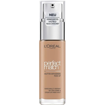 

L'Oréal Paris Жидкая тональная основа с гиалуроновой кислотой и алоэ вера Perfect Match Make-Up 4.5.N True Beige 30 мл