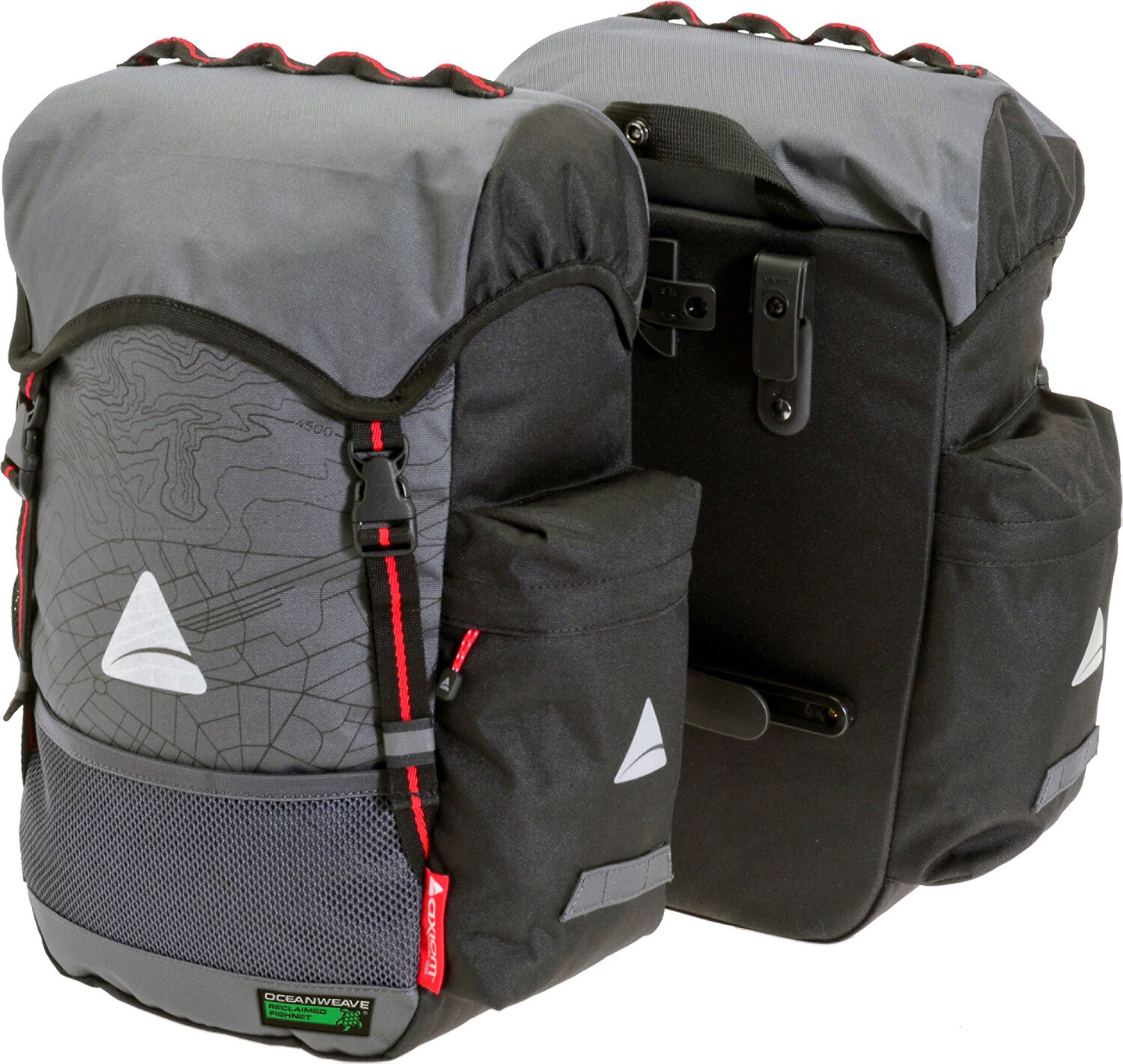 

Кофры Seymour Oceanweave P35+ — пара Axiom Cycling Gear, серый