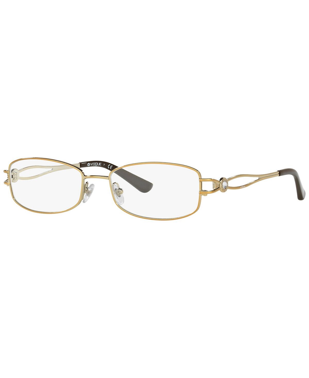 

VO3930BI Женские очки-подушки Vogue Eyewear, золотой