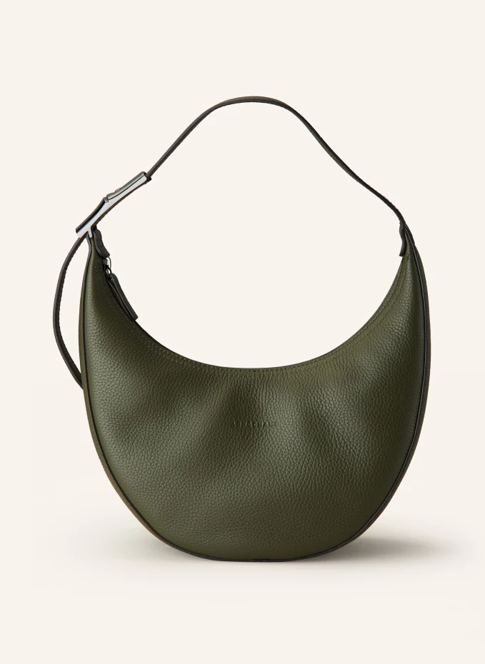 

Сумка-хобо m rouseau Longchamp, хаки