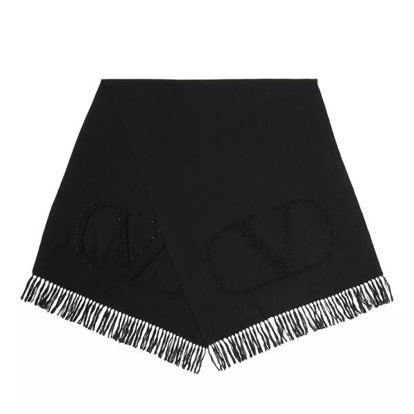 

Шарф vlogo signature scarf Valentino Garavani, черный
