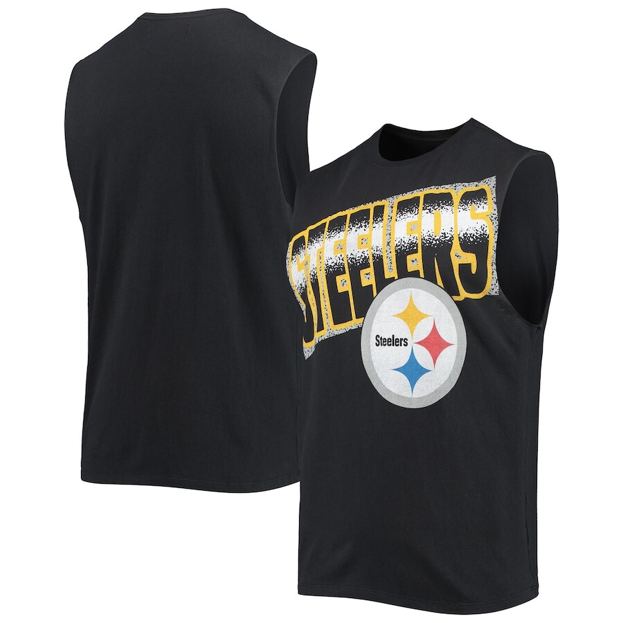 

Майка Junk Food Pittsburgh Steelers, черный
