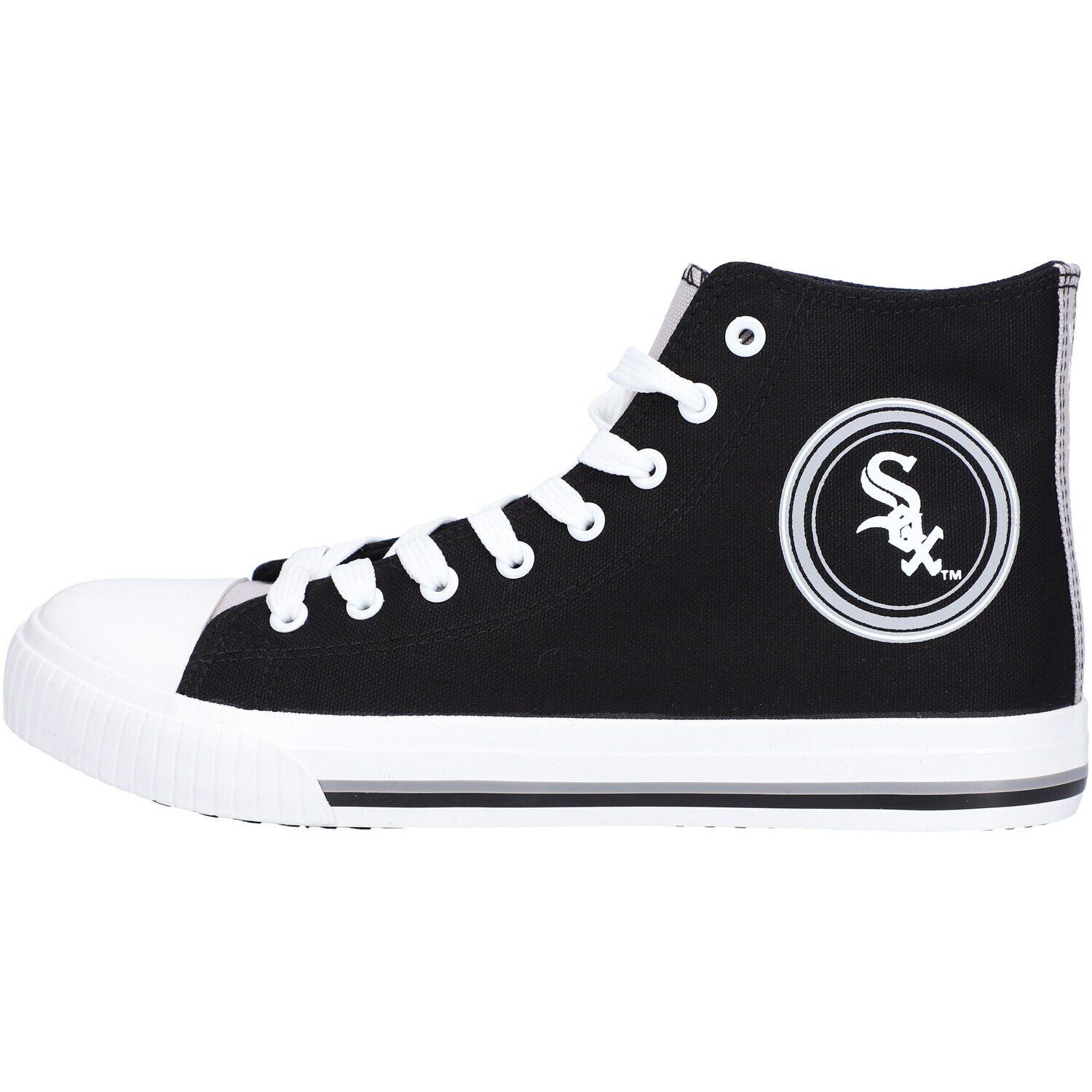 

Мужские высокие парусиновые кроссовки FOCO Chicago White Sox