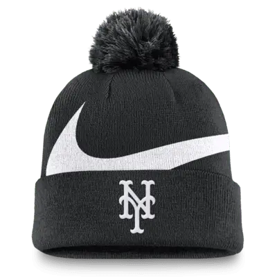 

Шапка Nike New York Mets Peak, черный